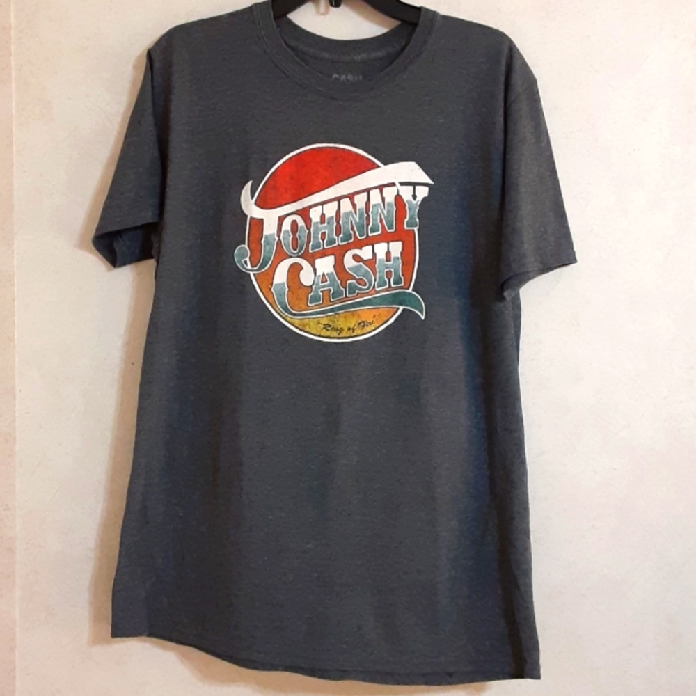 SZ L JOHNNY CASH RING OF FIRE TEE 🔥
